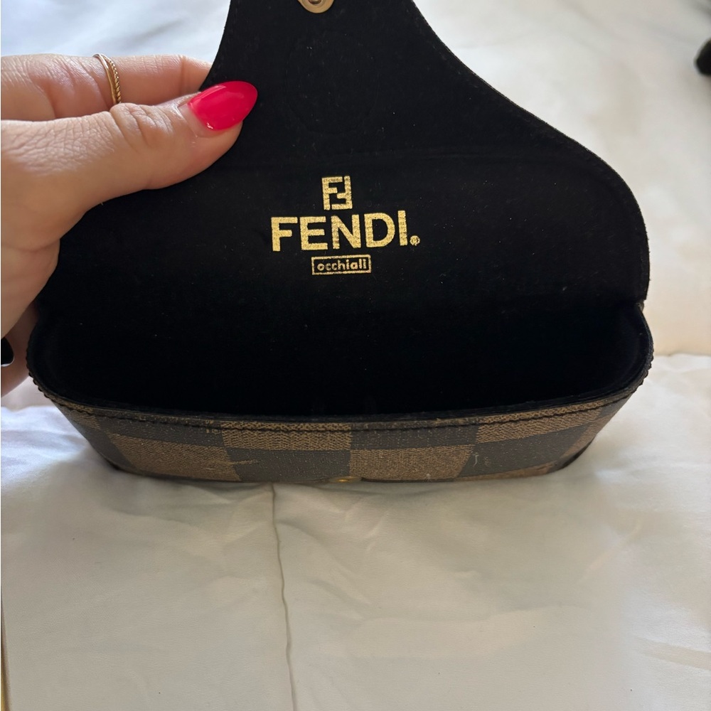 Fendi Black and Gold Sunglasses
